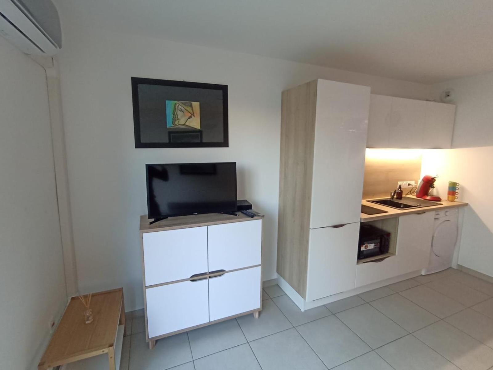 Studio Avec Parking Prive, Piscine Plage 300M Антиб Экстерьер фото